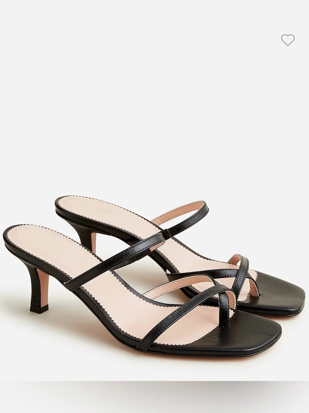 J. Crew Violetta Sandals, size 10, black
